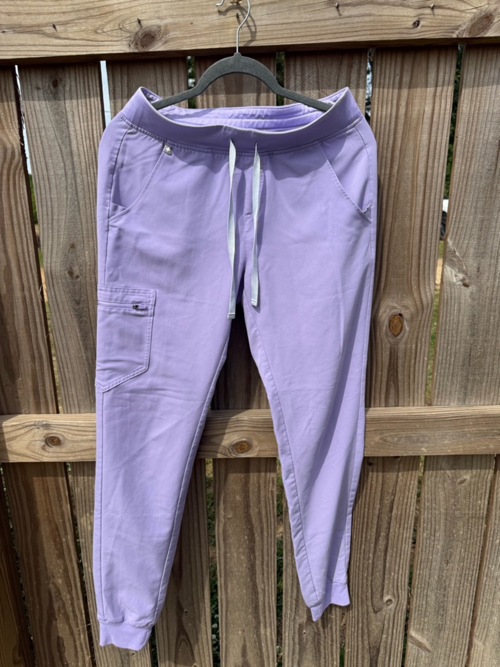 Figs Lavender Drawstring Jogger Scub pants SMALL/TALL